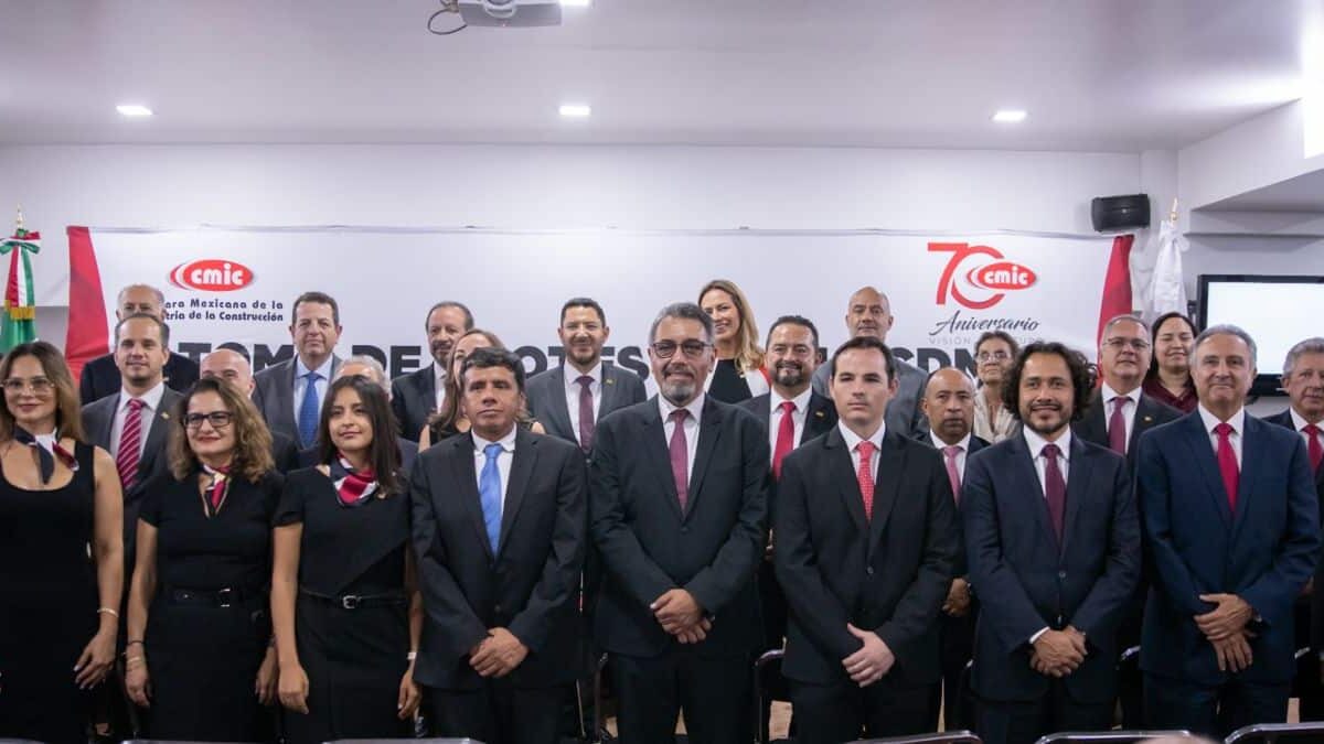 Toma de protesta nuevo comité directivo 2023 – 2025 Cámara Mexicana de la Industria de la Construcción Delegación Ciudad de México