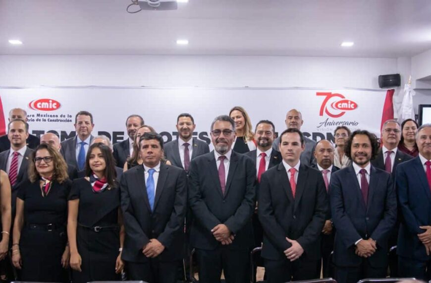 Toma de protesta nuevo comité directivo 2023 – 2025 Cámara Mexicana de la Industria de la Construcción Delegación…